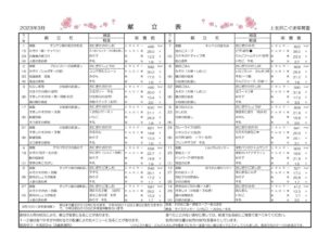 献立表(配布用)のサムネイル